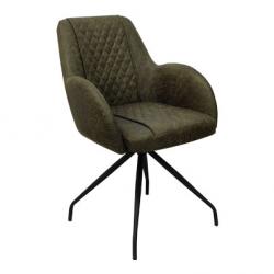swivel chair model 12329 vintage green 