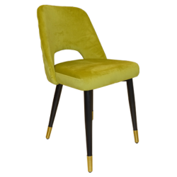 Contract chair vintage yellow green Model 12041Y
