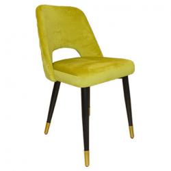 Contract chair model 12041Y yellow green