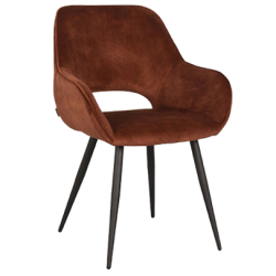 Contract chair Model 12324 Rust