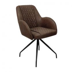 swivel chair Model 12329 brown