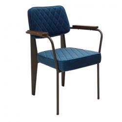 Contract chair blue Model 12905P 
