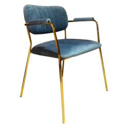 Contract chair Modell 14196 blue
