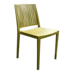 Gastronomie outdoor stuhl modell 17880 mit armlehne gelb