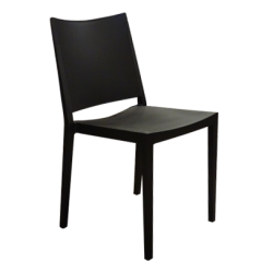 Gastronomie outdoor stuhl modell 17882 schwarz