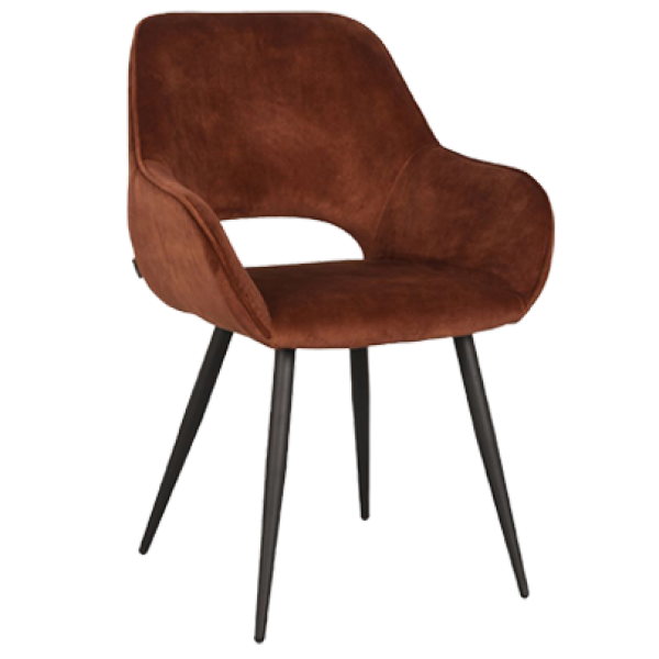 Horeca stoel Model 12324 rust