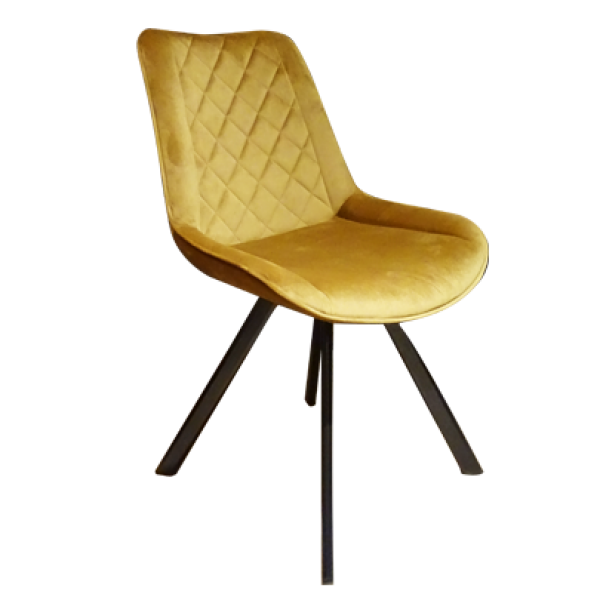 Horeca stoel Model 12059 velvet gold