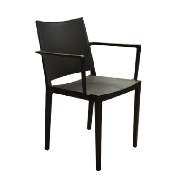 Horeca terras stoel Model 17882 arm zwart