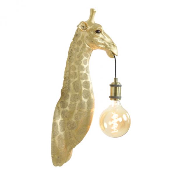 Wandlamp giraffe goud Model 3122584