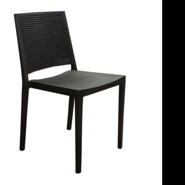 Horeca terras stoel Model 17881  zwart