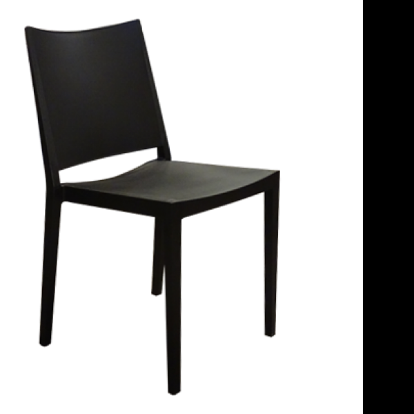 Horeca terras stoel Model 17882  zwart